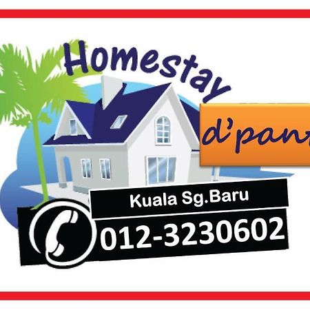 D'Pantai Homestay Kuala Sg. Baru Malacca Exterior foto